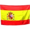 Bandera España Con Escudo 145 X 90 Cm.
