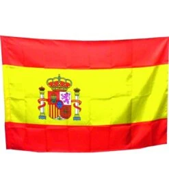 Bandera España Con Escudo 145 X 90 Cm.