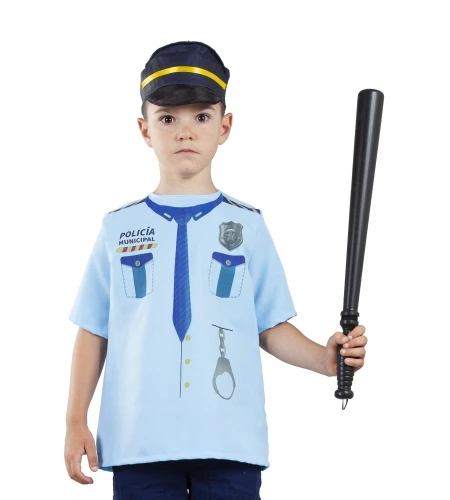 CAMISA Y GORRA POLICÍA INFANTIL