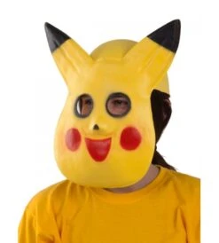 CARETA GATO AMARILLO CON CASQUETE