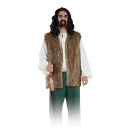 CHALECO PELO OSCURO ADULTO