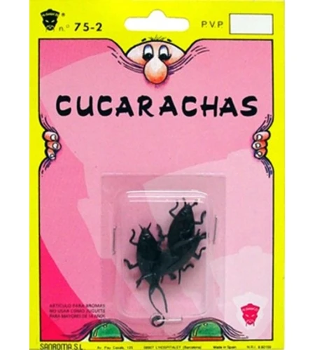 CUCARACHA EN BLISTER DE 3 UNIDADES