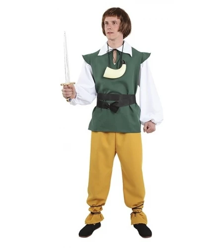 DISFRAZ ALDEANO MEDIEVAL ADULTO