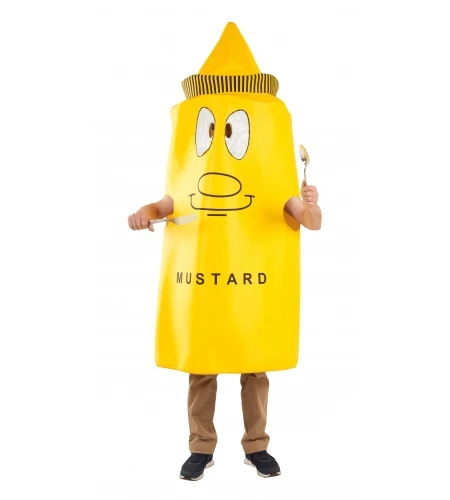 DISFRAZ BOTE DE MOSTAZA