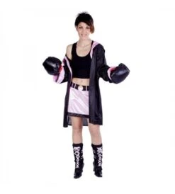 DISFRAZ BOXEADORA ADULTO