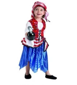 DISFRAZ BUCANERA PIRATA LUJO BEBÉ