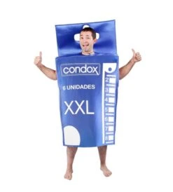 DISFRAZ CAJITA DE PRESERVATIVOS