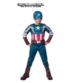 DISFRAZ CAPITAN AMÉRICA MUSCULOSO INFANTIL