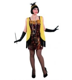 DISFRAZ CHARLESTÓN LUJO ADULTO