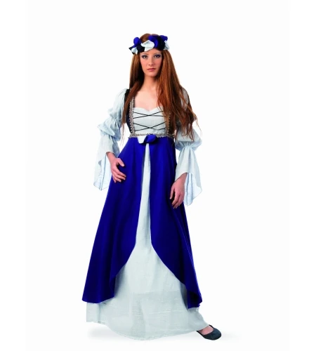 DISFRAZ CLARISA MEDIEVAL AZUL