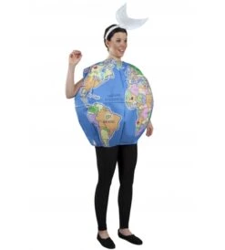 DISFRAZ BOLA DEL MUNDO ADULTO