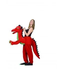 DISFRAZ DRAGÓN ROJO ADULTO