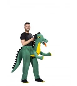 DISFRAZ DRAGON VERDE ADULTO