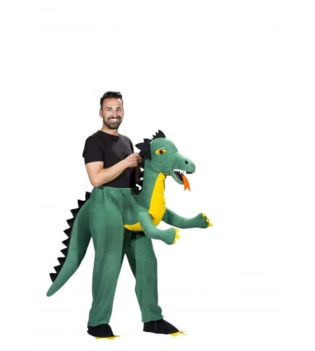 DISFRAZ DRAGON VERDE ADULTO
