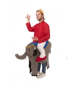 DISFRAZ ELEFANTE CON HINDU ADULTO