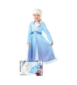 DISFRAZ ELSA CON PELUCA FROZEN2 EN CAJA