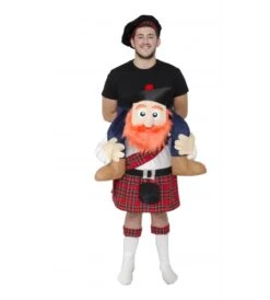 DISFRAZ ESCOCÉS A HOMBROS