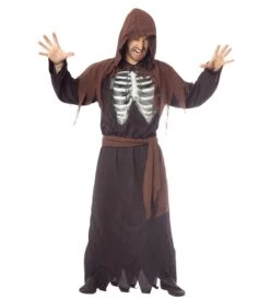 DISFRAZ ESQUELETO HOLOGRÁFICO ADULTO