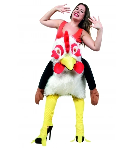 DISFRAZ GALLINA BLANCA ADULTO