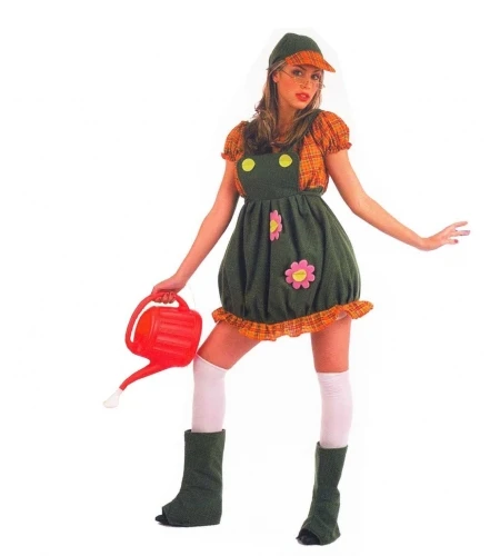DISFRAZ JARDINERA ADULTO