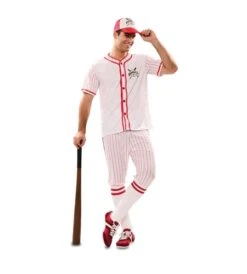 DISFRAZ JUGADOR DE BEISBOL HOMBRE