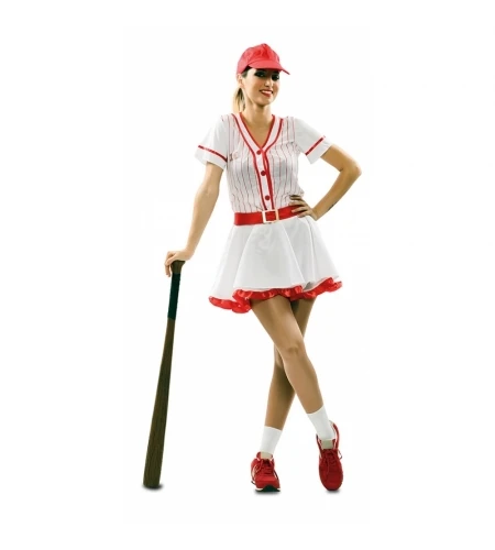 DISFRAZ JUGADORA DE BEISBOL
