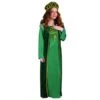 VESTIDO LADY MARION MEDIEVAL INFANTIL