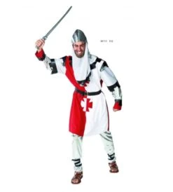 DISFRAZ MEDIEVAL CRUZADO ADULTO