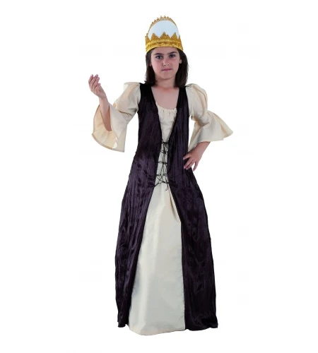 DISFRAZ REINA MEDIEVAL INFANTIL
