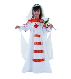 DISFRAZ NOVIA MEDIEVAL INFANTIL