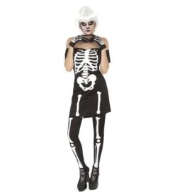 DISFRAZ MISS SKELETON ADULTO