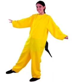 DISFRAZ MONO AMARILLO ADULTO