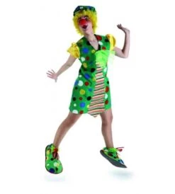 DISFRAZ PAYASA TOPOS ADULTO