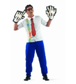 DISFRAZ PIXELADO ADULTO