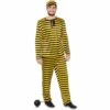DISFRAZ PRESO AMARILLO ADULTO