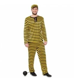 DISFRAZ PRESO AMARILLO ADULTO