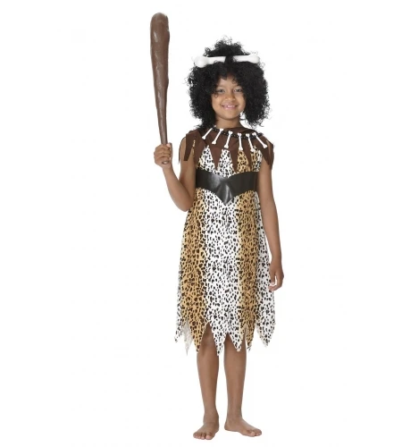 DISFRAZ TROGLODITA NIÑA