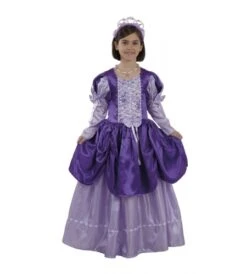 DISFRAZ REINA MORADA INFANTIL