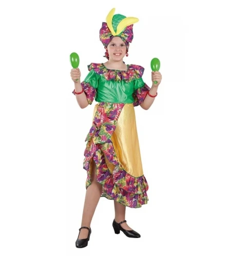 DISFRAZ CARIBEÑA NIÑA