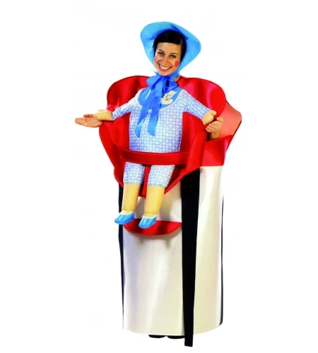 DISFRAZ SILLITA CON BEBÉ