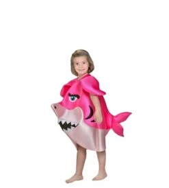 DISFRAZ TIBURÓN ROSA INFANTIL
