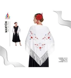 MANTÓN BORDADO ADULTO