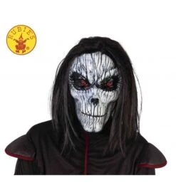 MÁSCARA ESQUELETO CON PELUCA