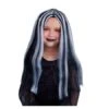PELUCA BRUJITA NEGRA CON MECHAS BLANCAS