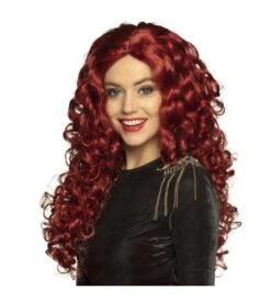 PELUCA ONDULADA PELIRROJA