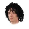 PELUCA TIRABUZONES NEGRA