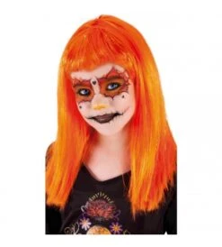 PELUCA VAMPIRESA TRAVIESA NARANJA INFANTIL