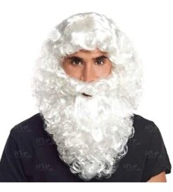 PELUCA Y BARBA DE REY BLANCA
