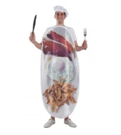DISFRAZ PLATO COMBINADO ADULTO
