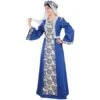 VESTIDO PRINCESA MEDIEVAL AZUL